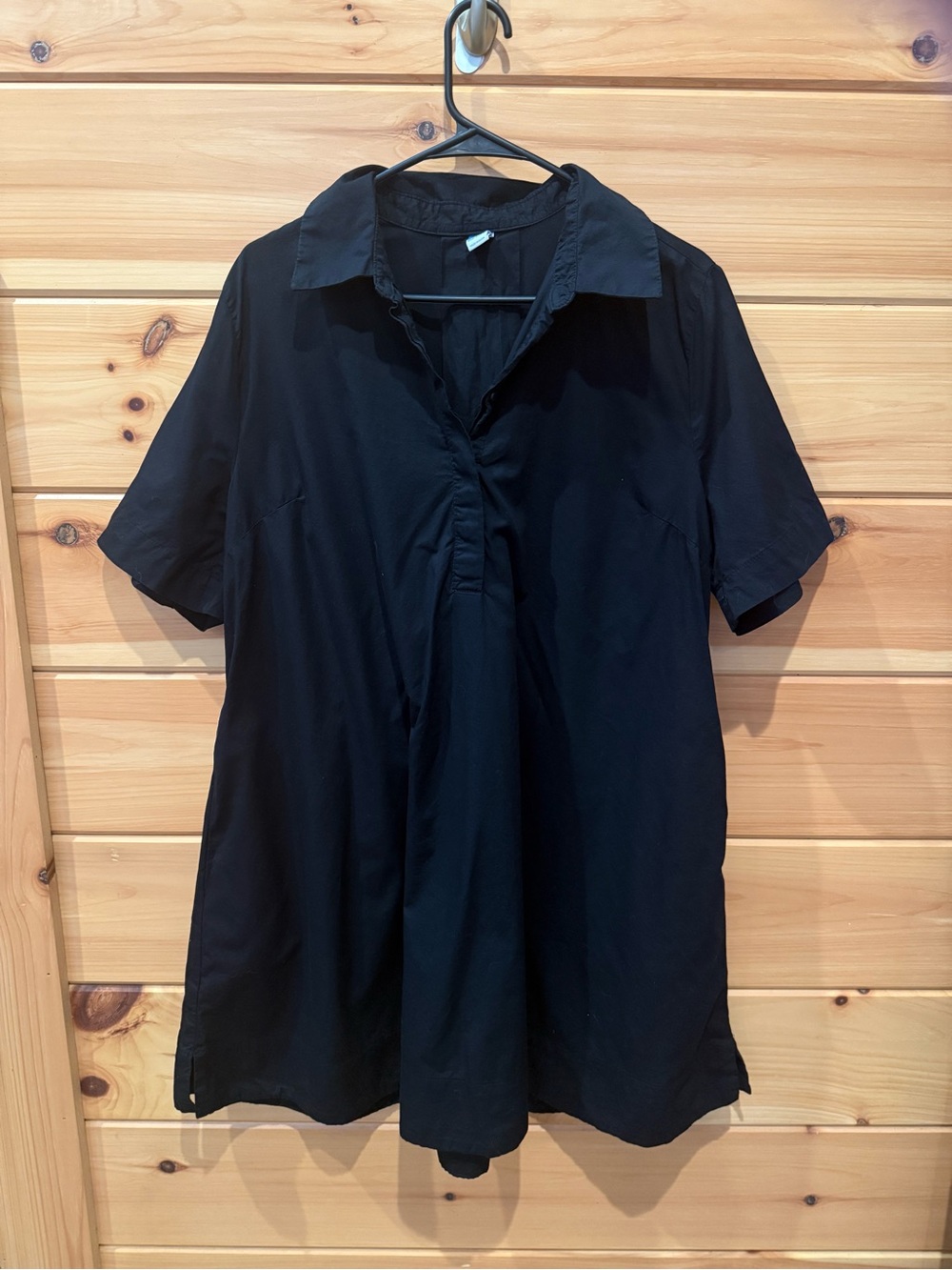 EUC✨ OLD NAVY black 100% cotton dress, Large - Picture 2 of 4
